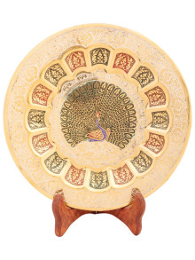 Панно 10" "Павлин" Пн1514/5 эмаль белая Панно 10" "Павлин" Пн1514/5 эмаль белая