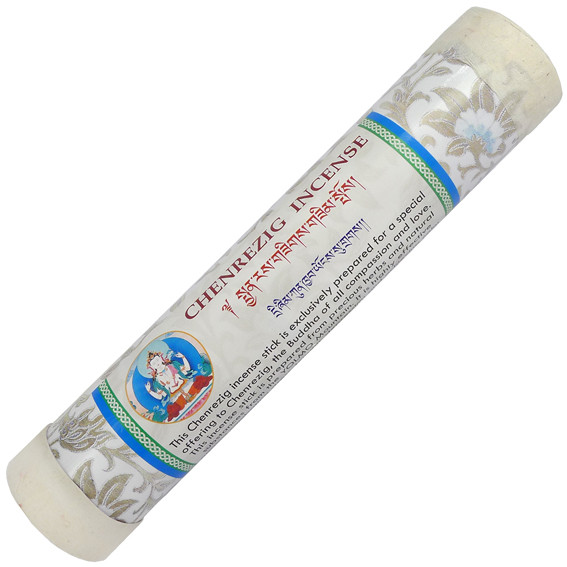 HiA-04 Himalayan Arts Chenrezig Ченрезиг (Авалокитешвара) безосновные благовония, 20 см, 60 гр. 28-