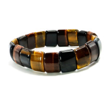 Браслет из камня Соколиный и Тигровый и Бычий глаз окружает ауру защитой и дарует удачу