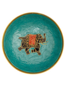 Ваза-фруктовница Фр4124/1 (эмаль голубая Слон) 2 Ваза-фруктовница Фр4124/1 (эмаль голубая Слон) 2