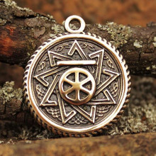 BV06-13 Амулет № 13, Чертог Финиста, бронза, 27*31мм (СЧ 013) BV06-13 Амулет № 13, Чертог Финиста, бронза, 27*31мм (СЧ 013)