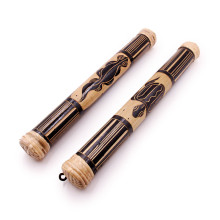 Посох дождя  бамбук с резьбой h-40см Посох дождя  бамбук с резьбой h-40см