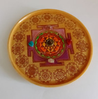 Подставка  под благовония Шри Янтра - символ процветания успеха и изобилия 11см