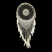 Ловец снов Паутина cбережет любовь, оградит от дурного сглаза, дарует защиту h-150см d-52см Ловец снов Паутина cбережет любовь, оградит от дурного сглаза, дарует защиту h-150см d-52см