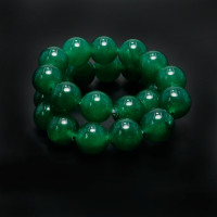 Браслет из камня Нефрит привлекает энергию изобилия и счастья 8mm