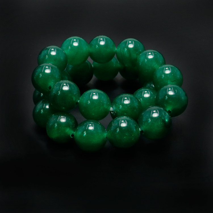 Браслет из камня Нефрит привлекает энергию изобилия и счастья 8mm