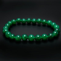 Браслет из камня Нефрит привлекает энергию изобилия и счастья 8mm