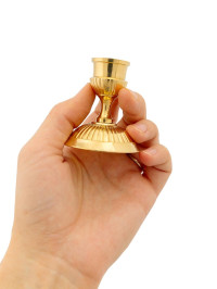 Подсвечник на одну свечу (полиш)