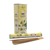 Благовония Satya Hexa Vanilla Ваниль аромапалочки уп-6шт
