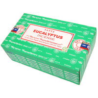 SATYA прямоуг. Благовония Eucalyptus Эвкалипт 15гр. блок 12шт.