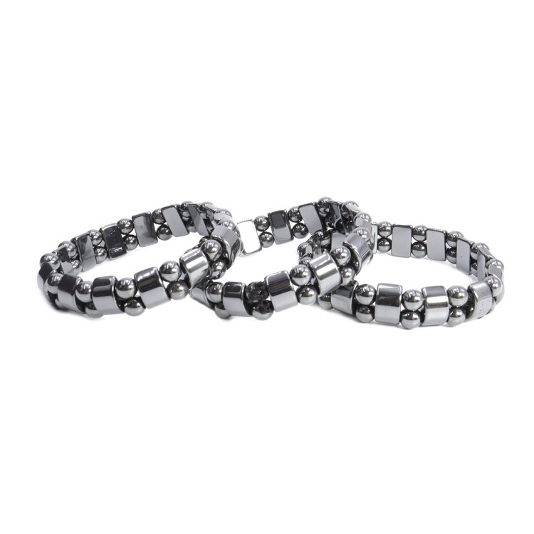 Браслет гематитовый уп-3шт нормализует давление зaщищaeт биополе гармонизирует работу чакр