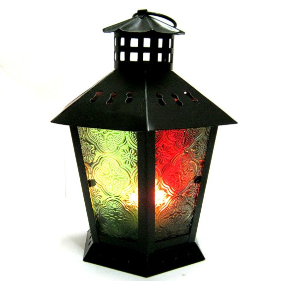 Фонарь декоративный подвесной металл 20см