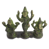 Вишну Ганеш Сарасвати даруют процветание, счастье и любовь бронза h-8см L-10,5cм 0,297кг