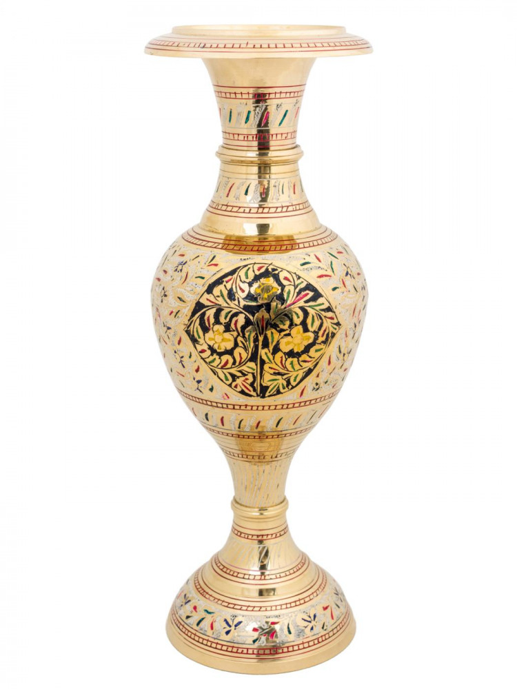 Ваза кашмирская   (JALI эмаль черная)