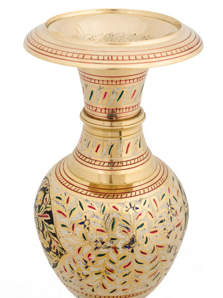 Ваза кашмирская   (JALI эмаль черная)