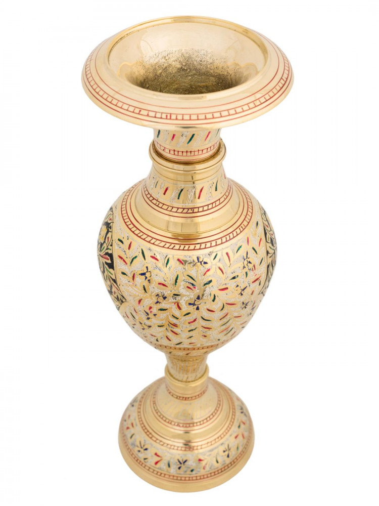 Ваза кашмирская   (JALI эмаль черная)