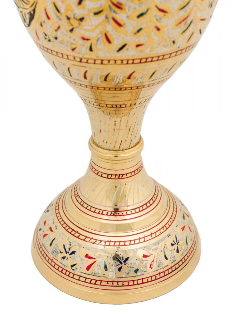 Ваза кашмирская   (JALI эмаль черная)
