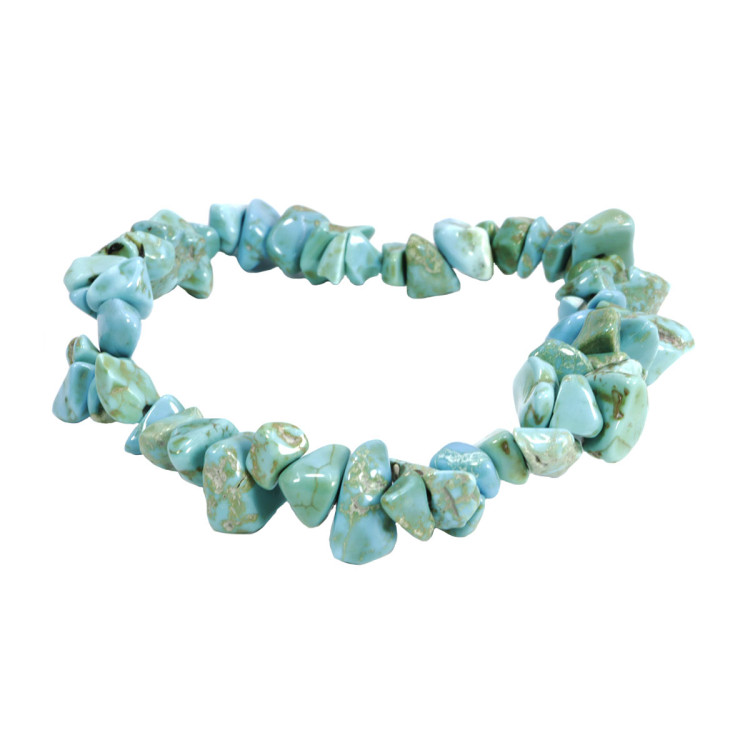 Браслет каменный  Бирюза дарует возможность жить красиво