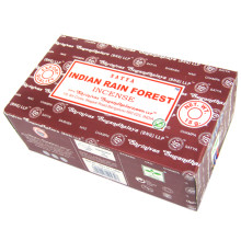 SATYA прямоуг. Благовония Indian Rain Forest Индийский тропический лес 15гр. блок 12шт.