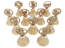 Колокольчики  Кл2064/2 (антик) наб. из 12шт