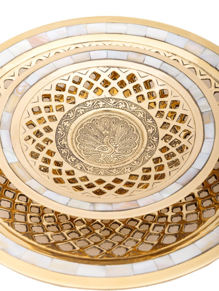 Фруктовница с перламутром   Фр3041 набор из 2-х