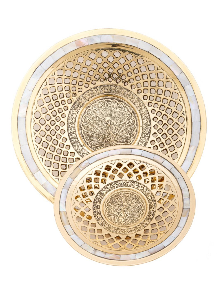 Фруктовница с перламутром   Фр3041 набор из 2-х