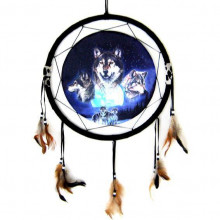 209-9 Панно Волки круглое 37см, пластик, ткань 209-9 Панно Волки круглое 37см, пластик, ткань