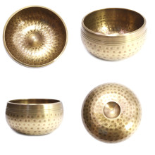 Чаша поющая LINGAM 5 металлов УЦЕНКА от 250гр до 400гр h-5,5см d-9,5см
