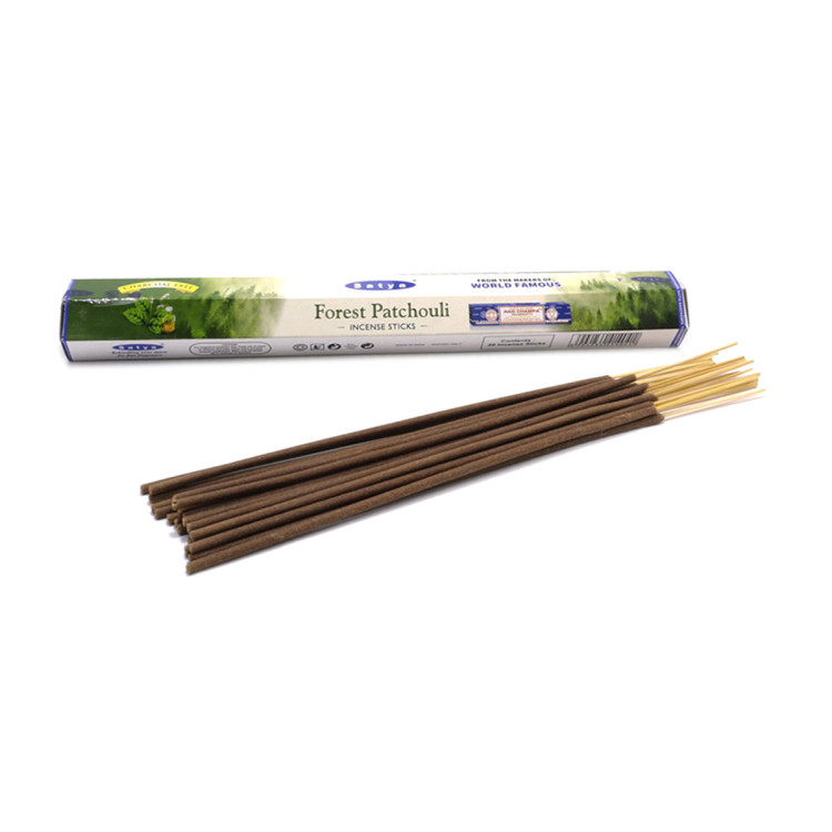 Благовония Satya Hexa Forest Patchouli Лесная Пачули аромапалочки уп-6шт