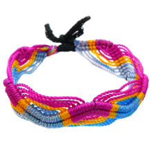 B03-44 Фенечка (браслет) 10мм, текстиль