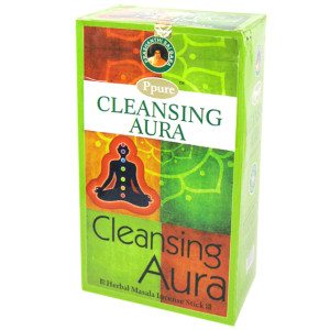 PPURE прямоуг. благовония Cleaning Aura Очищение ауры 15 гр. блок 12шт.