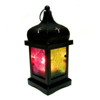 Фонарь декоративный подвесной металл 18см