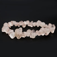 Браслет каменный  Розовый кварц - камень Венеры - дарует привлекательность