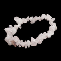 Браслет каменный  Розовый кварц - камень Венеры - дарует привлекательность