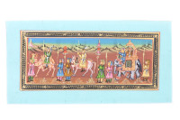 Картина на шелке (в ассортименте )(18*34см)