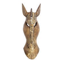 Маска Зебра  настенная 50cм дерево албезия Оберег на удачу