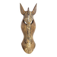 Маска Зебра  настенная 50cм дерево албезия Оберег на удачу