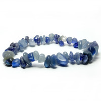 Браслет из камня Голубой авантюрин привлекает удачу и приумножает доходы