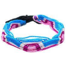 B03-45 Фенечка (браслет) 10мм, текстиль