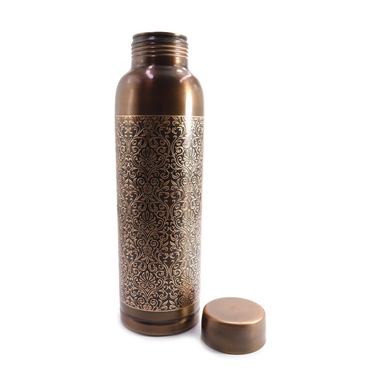 Медная бутылка для настаивания медной воды 1000ml Arora