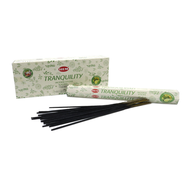 Благовония HEM AROMATHERAPY TRANQUILITY Ароматерапия Спокойствие серия уп-6шт