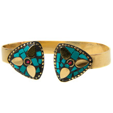 FB0730- Браслет металл, каменная крошка