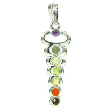 Подвеска 7 чакр 4,3см металл Подвеска 7 чакр 4,3см металл