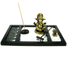 9 Садик Дзен Ганеш, 16х28см, дерево, искусственный камень 9 Садик Дзен Ганеш, 16х28см, дерево, искусственный камень