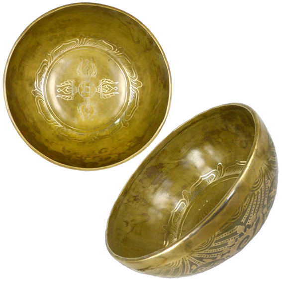 SB18-08A Чаша поющая кованая, 1750 гр. 25см