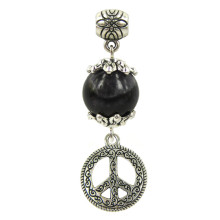 Амулет на Защиту от сглаза (Чёрный агат) и Примирение (Пацифик)