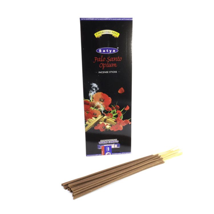 Благовония Satya Hexa Palo Santo Opium Пало Санто-Опиум аромапалочки уп-6шт