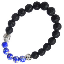 BX Браслет 7 чакр с Буддой, 8 мм, камень