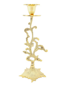 Подсвечник П4075/1 (полиш) на 1 свечу Подсвечник П4075/1 (полиш) на 1 свечу