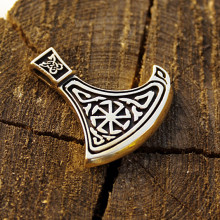 BV07-06 Секира Перуна, бронза, 30*32*4мм (СП 006) BV07-06 Секира Перуна, бронза, 30*32*4мм (СП 006)